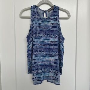 Addie Blue Lightweight Sleeveless Blouse